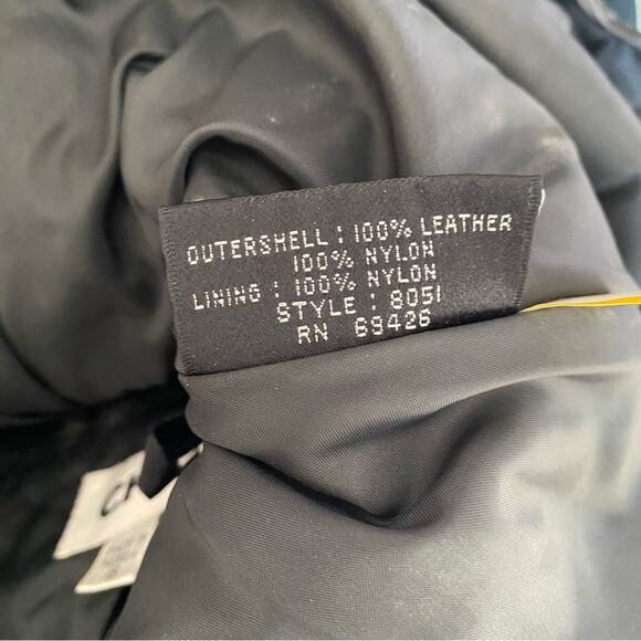 Chia Vintage Lace and Distressed Black Leather High waisted skirt size 6 - Picture 9 of 9